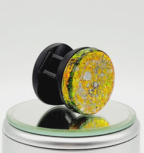 Load image into Gallery viewer, Color Shift Skull with Flowers Gothic Skull Phone Grip