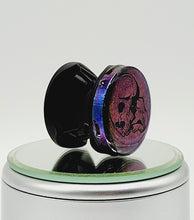 Load image into Gallery viewer, Anatomical Screaming Skull Color Shift Gothic Phone Grip