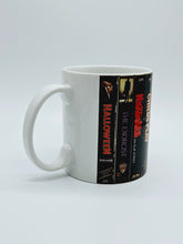 Load image into Gallery viewer, Classic VHS Horror Movie Ceramic Coffee Mug