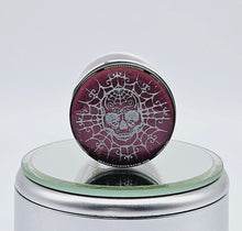 Load image into Gallery viewer, Gothic Color Shift Skull with Web Phone Grip