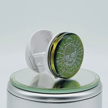 Load image into Gallery viewer, Gothic Color Shift Skull with Web Phone Grip