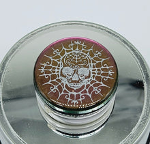 Load image into Gallery viewer, Gothic Color Shift Skull with Web Phone Grip