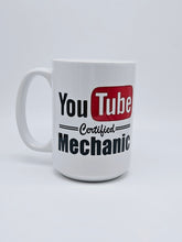 Load image into Gallery viewer, Certified Mechanic Coffee Mug Collection 11oz/15oz YouTube or Zip Tie Coffee and Tea Cup