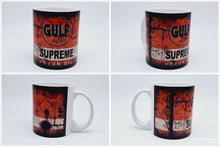 Load image into Gallery viewer, 11oz/15oz Dirty "Gulf" Motor Oil Can Coffee Mug: Vintage Oil Can Replica Coffee Mug (Two Styles)
