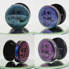 Load image into Gallery viewer, Anatomical Screaming Skull Color Shift Gothic Phone Grip