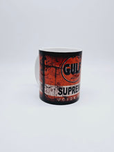 Load image into Gallery viewer, 11oz/15oz Dirty "Gulf" Motor Oil Can Coffee Mug: Vintage Oil Can Replica Coffee Mug (Two Styles)