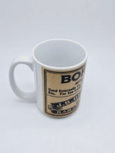 Load image into Gallery viewer, Boric Acid Vintage Label Ceramic Coffee: 11oz/15oz Poison Coffee or Tea Cup