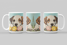 Load image into Gallery viewer, 11oz/15oz Retro Puppy Ceramic Easter Coffee Mug