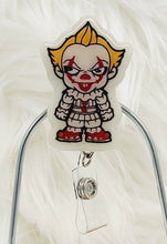 Load image into Gallery viewer, Glow in the Dark Horror Cartoon Retractable Badge Reel