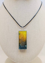 Load image into Gallery viewer, Handcrafted Epoxy Rectangle Pendent