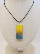 Load image into Gallery viewer, Handcrafted Epoxy Rectangle Pendent