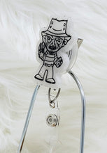 Load image into Gallery viewer, Horror Cartoon Retractable Badge Reel