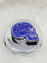 Load image into Gallery viewer, Purple Holographic Gothic Skull Phone Grip