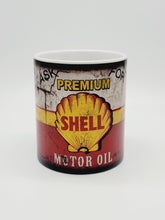 Load image into Gallery viewer, 11oz/15oz Dirty Premium Shell Motor Oil Coffee Mug: Custom Dirty Automotive Coffee Cup