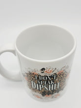 Load image into Gallery viewer, 11oz/15oz Yellowstone "I Don't Speak Dipshit" Leopard Print Coffee Mug: Beth Dutton Yellowstone Coffee Cup