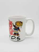 Load image into Gallery viewer, 11oz/15oz Vintage 80's Friends Cartoon Coffee Mug: Ceramic 80's Cartoon Character Coffee Cup