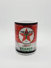 Load image into Gallery viewer, 11oz/15oz Dirty Texaco Motor Oil Coffee Mug: Ceramic Dirty Oil Can Coffee Cup