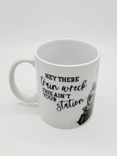 Load image into Gallery viewer, Hey There Train Wreck, This Ain't Your Station 11oz/15oz Coffee Mug: Funny Ceramic Coffee Cup