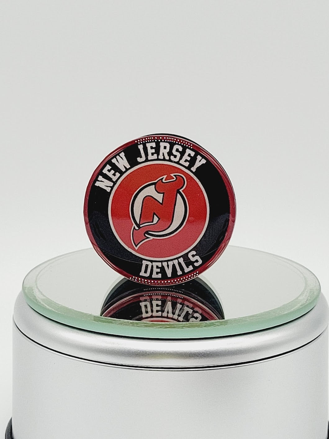 Custom NHL Phone Grip or Badge Reel with Epoxy Overlay: Pick Your Team Pick Your Base: Style Set 1