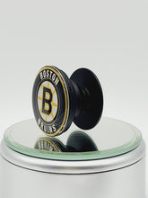 Load image into Gallery viewer, Custom NHL Phone Grip or Badge Reel with Epoxy Overlay: Pick Your Team Pick Your Base: Style Set 1