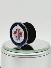 Load image into Gallery viewer, Custom NHL Phone Grip or Badge Reel with Epoxy Overlay: Pick Your Team Pick Your Base: Style Set 3