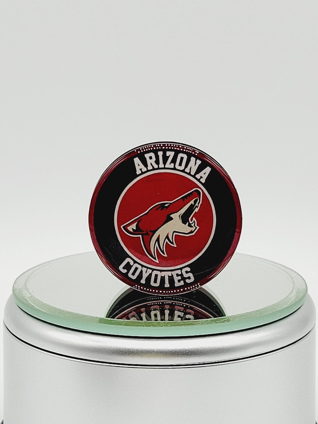 Custom NHL Phone Grip or Badge Reel with Epoxy Overlay: Pick Your Team Pick Your Base: Style Set 3