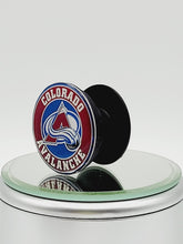 Load image into Gallery viewer, Custom NHL Phone Grip or Badge Reel with Epoxy Overlay: Pick Your Team Pick Your Base: Style Set 3