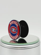 Load image into Gallery viewer, Custom NHL Phone Grip or Badge Reel with Epoxy Overlay: Pick Your Team Pick Your Base: Style Set 2