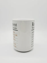 Load image into Gallery viewer, 11oz/15oz &quot;Retirement Weekly Schedule...&quot; Funny Retirement Coffee Mug: Retirement Gift
