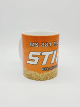 Load image into Gallery viewer, 11oz/15oz Ceramic STIHL Magnum Chainsaw Ceramic Coffee Mug