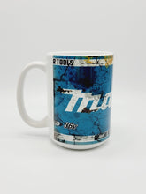 Load image into Gallery viewer, 11oz/15oz Dirty Makita Blue Power Tools Coffee Mug: Custom Dirty Power Tools Coffee Cup