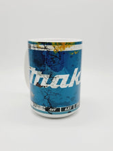 Load image into Gallery viewer, 11oz/15oz Dirty Makita Blue Power Tools Coffee Mug: Custom Dirty Power Tools Coffee Cup