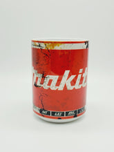 Load image into Gallery viewer, 11oz/15oz Dirty Makita Red Power Tools Coffee Mug: Custom Dirty Power Tools Coffee Cup