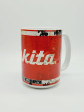 Load image into Gallery viewer, 11oz/15oz Dirty Makita Red Power Tools Coffee Mug: Custom Dirty Power Tools Coffee Cup