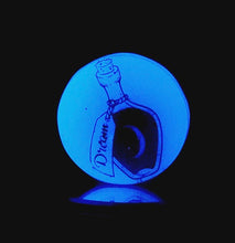 Load image into Gallery viewer, Blue Glow in the Dark Dream Potion Phone Grip: Glow In The Dark Phone Holder