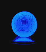 Load image into Gallery viewer, Blue Glow in the Dark Magic Oracle Phone Grip: Glow In The Dark Phone Holder