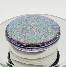 Load image into Gallery viewer, Holographic Mystical Moth Phone Grip: Rainbow Holographic Phone Holder