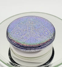 Load image into Gallery viewer, Holographic Mystical Moth Phone Grip: Rainbow Holographic Phone Holder