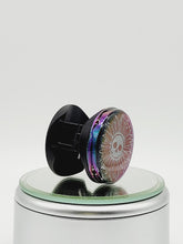Load image into Gallery viewer, Color Shift Gothic Sunflower Skull Phone Grip