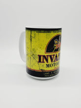 Load image into Gallery viewer, 11oz/15oz Dirty "Invader" Motor Oil Can Coffee Mug: Vintage Oil Can Replica Coffee Mug