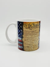 Load image into Gallery viewer, "We The People.." Ceramic Coffee Mug: Constitution Coffee Cup