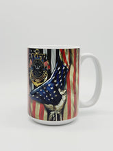 Load image into Gallery viewer, United States Navy Ceramic Coffee Mug: United States Military Coffee Cup US Flag