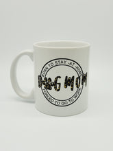 Load image into Gallery viewer, 11oz/15oz "Stay At Home Dog Mom" Ceramic Coffee Mug: Leopard Print Dog Lovers Coffee Cup
