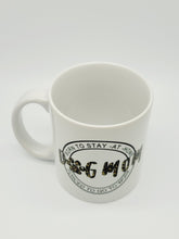 Load image into Gallery viewer, 11oz/15oz "Stay At Home Dog Mom" Ceramic Coffee Mug: Leopard Print Dog Lovers Coffee Cup