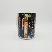 Load image into Gallery viewer, Classic VHS Horror Movie Ceramic Coffee Mug