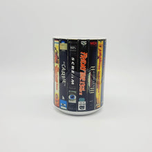 Load image into Gallery viewer, Classic VHS Horror Movie Ceramic Coffee Mug
