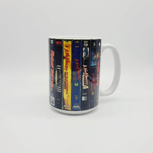 Load image into Gallery viewer, Classic VHS Horror Movie Ceramic Coffee Mug