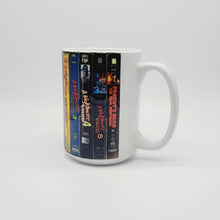 Load image into Gallery viewer, Classic VHS Horror Movie Ceramic Coffee Mug
