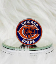 Load image into Gallery viewer, Custom NFL Phone Grip or Badge Reel with Epoxy Overlay: Pick Your Football Team Pick Your Base: Style Set 1