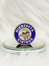 Load image into Gallery viewer, Custom NFL Phone Grip or Badge Reel with Epoxy Overlay: Pick Your Football Team Pick Your Base: Style Set 1